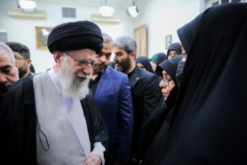 دیدار خانوادههای شهدای خدمت با رهبر انقلاب