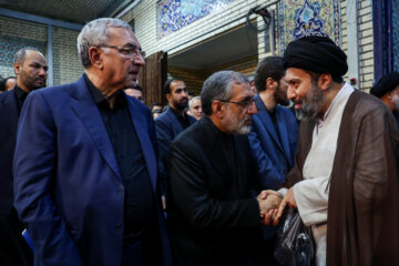 حجت الاسلام «سید میثم خامنه‌ای» در مراسم گرامیداشت رئیس جمهور شهید وهمراهان در مسجد ارک