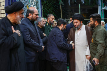 حجت الاسلام «سید میثم خامنه‌ای» در مراسم گرامیداشت رئیس جمهور شهید وهمراهان در مسجد ارک