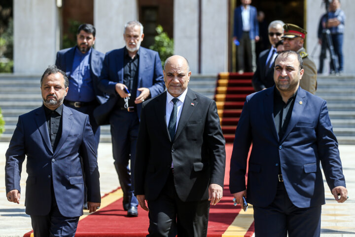 ورود رئیس جمهور عراق به تهران