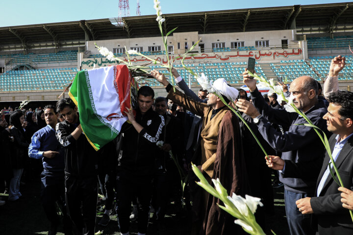 تشییع پیکر «ملیکا محمدی»