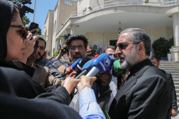 غلامحسین اسماعیلی، رئیس دفتر رئیس‌جمهور در جمع خبرنگاران