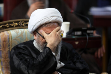 آیت‌الله «صادق آملی لاریجانی» در مراسم بزرگداشت رئیس جمهور شهید در مجمع تشخیص مصلحت نظام