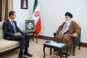 Treffen des Präsidenten Syriens mit dem Führer der Revolution