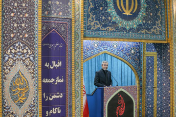 سخنرانی « علی باقری کنی» سرپرست وزارت خارجه قبل از خطبه های نماز جمعه تهران- ۱۱ خرداد ۱۴۰۳