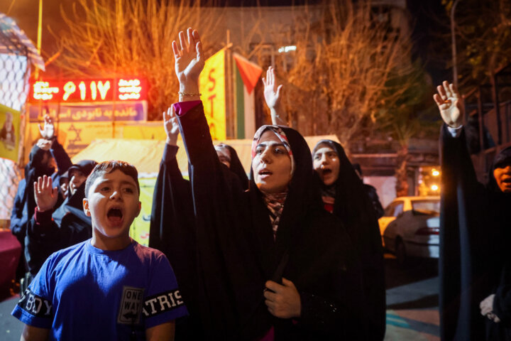 تجمع مردم تهران در محکومیت حمله تروریستی کرمان