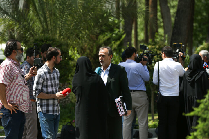 اعضای هیأت دولت در جمع خبرنگاران - ۲۳ خرداد ۱۴۰۳