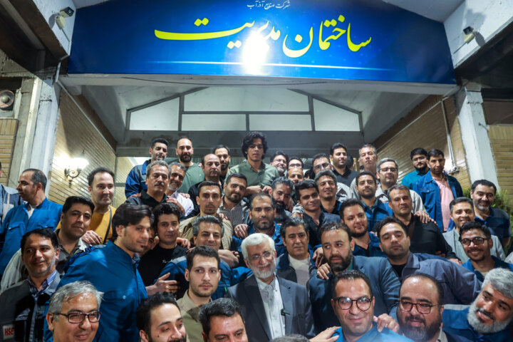 سفر انتخاباتی «سعید جلیلی» به اراک- حضور در جمع کارگران آذرآب