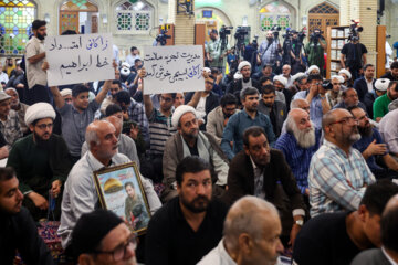 حضور «علیرضا زاکانی» در جمع مردم مسجد ابوذر تهران