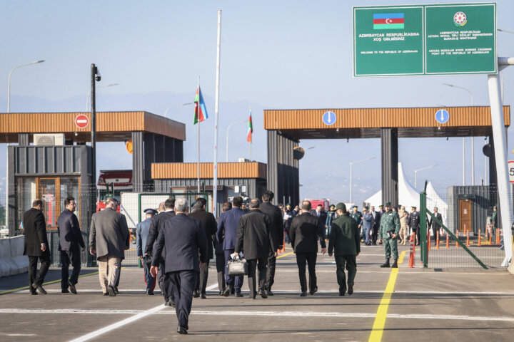 بهره برداری از پل مرزی جدید آستارا - آذربایجان