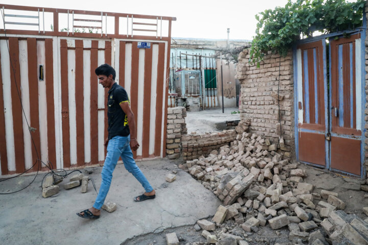 خسارات زلزله پنج ریشتری کاشمر