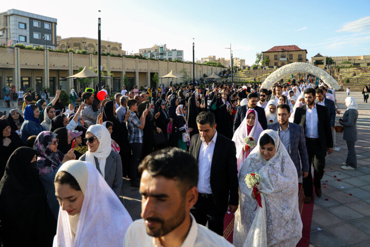 جشن ازدواج ۱۱۰ زوج زنجانی