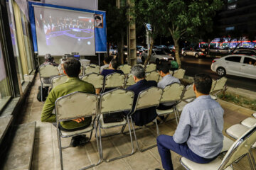 تماشای دومین مناظره چهاردهمین انتخابات ریاست جمهوری- کرج