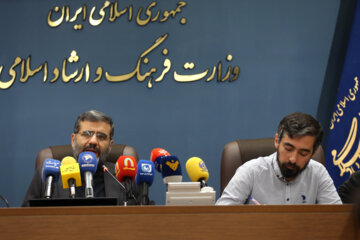 نشست خبری وزیر فرهنگ و ارشاد اسلامی