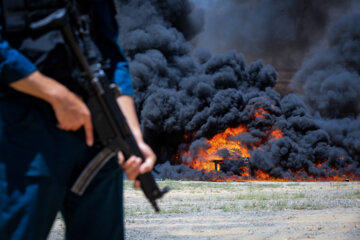 Destruction of Five Tons of Drugs