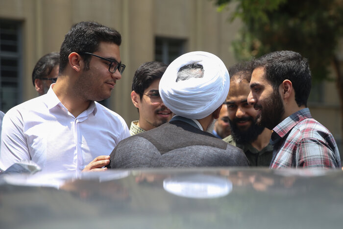 نشست انتخاباتی «مصطفی پورمحمدی» با دانشجویان