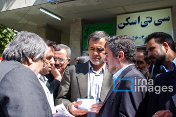 مسعود پزشکیان، نامزد انتخابات چهاردهمین دوره ریاست جمهوری- بازدید از بیمارستان هاشمی نژاد