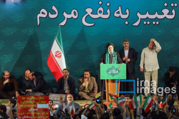 محمد باقر قالیباف، نامزد انتخابات چهاردهمین دوره ریاست جمهوری - همایش حامیان حجت الاسلام رئیسی در مصلای تهران