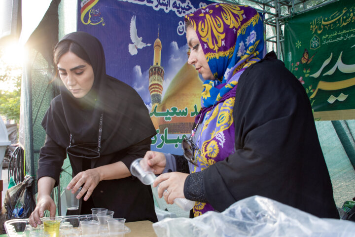 سفره گسترانی لرستانی ها در عید غدیر؛ خونه به خونه مهمونیه