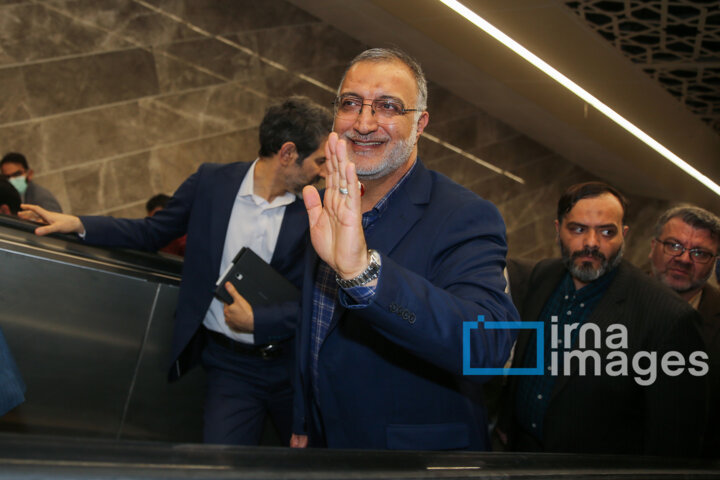علیرضا زاکانی، نامزد انتخابات چهاردهمین دوره ریاست جمهوری - بهره برداری از یکصد و چهل و سومین ایستگاه مترو تهران