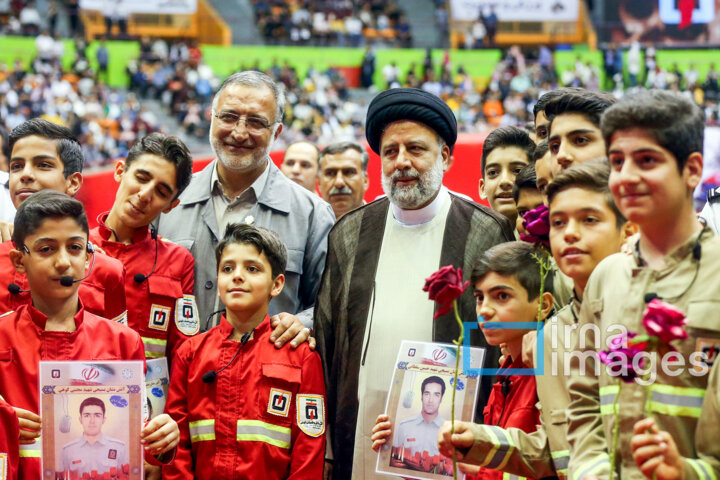 علیرضا زاکانی، نامزد انتخابات چهاردهمین دوره ریاست جمهوری - مراسم گرامیداشت روز آتش نشان