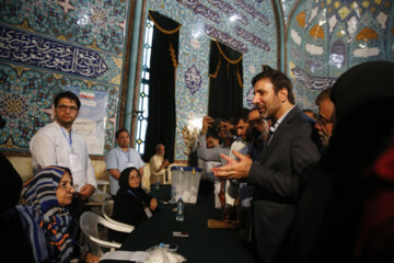انتخابات چهاردهمین دوره ریاست جمهوری- بازدید عضو حقوقدان و سخنگوی شورای نگهبان از شعبه اخد رای حسینیه ارشاد