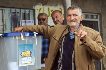 Iran : élections présidentielles dans les zones reculées de Roudbar au nord, le vendredi 28 juin 2024. (Photographe : Abouzar Hamidi Jirandeh)