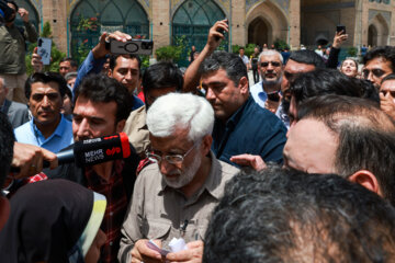 حضور «سعید جلیلی» در بازار تهران