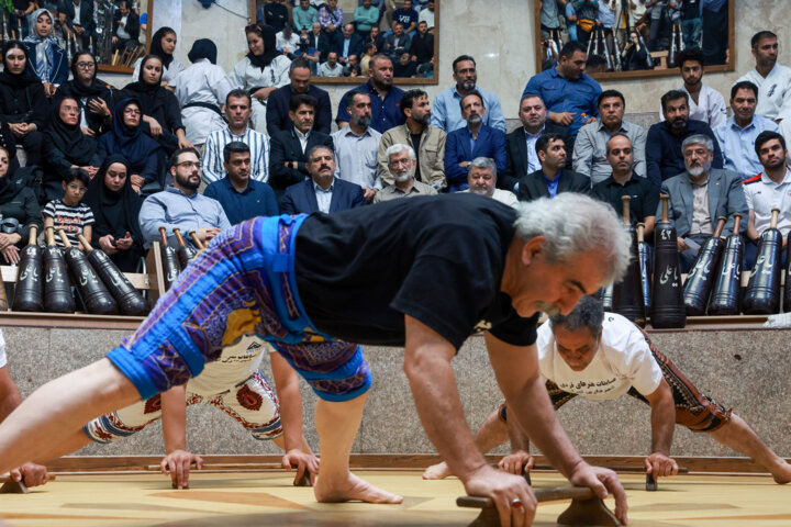 حضور «سعید جلیلی» در زورخانه کن