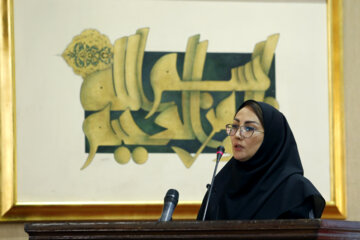 سخنرانی خانم شبنم شیخی از جانبازان شیمیایی کشورمان مراسم گرامیداشت روز ملی مبارزه با سلاح‌های شیمیایی و سالگرد حمله شیمیایی به شهر سردشت