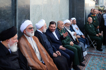 مراسم چهلمین روز شهادت رییس جمهور در مشهد