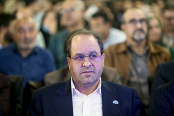 Mohammad Moghimi,President of the University of Tehran attends at  Iran commemorates 1,757 years of higher education