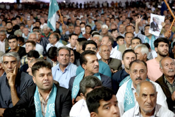 گردهمایی انتخاباتی هواداران «مسعود پزشکیان» در یاسوج