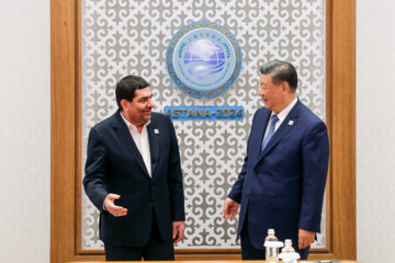 دیدار سرپرست ریاست جمهوری با رئیس جمهور چین