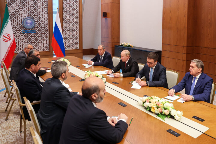 دیدار سرپرست ریاست جمهوری با رئیس جمهور روسیه