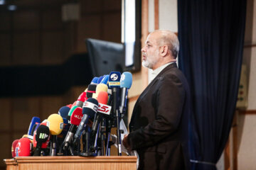 Conferencia de prensa del ministro del Interior de Irán 