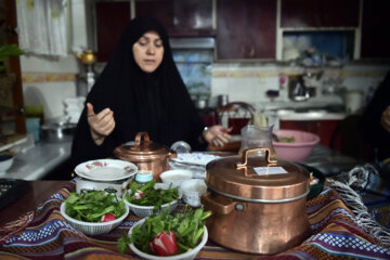 مراسم عزاداری و اطعام دهی در روستای کوهستان بهشهر