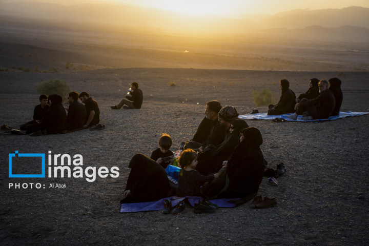 عزاداری در صحرای سمنان