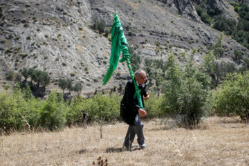 عزاداری عاشورا در روستای گنجه