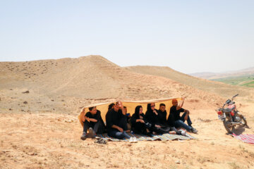 تعزیه عصر عاشورا در روستای رجعین