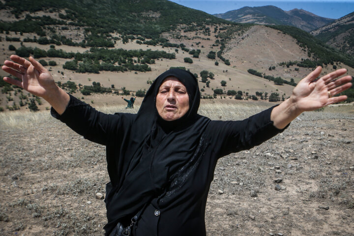 عزاداری عاشورا در روستای گنجه