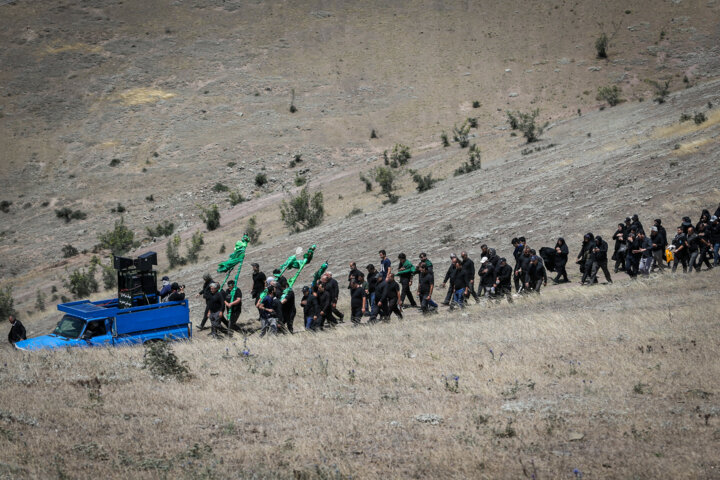 عزاداری عاشورا در روستای گنجه