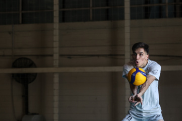 Training session of Iran’s U-20 volleyball national team in Indonesia