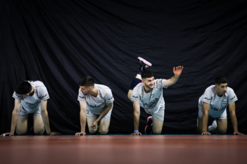 Training session of Iran’s U-20 volleyball national team in Indonesia