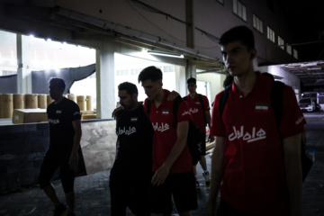 Training session of Iran’s U-20 volleyball national team in Indonesia