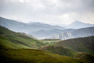 Yaylak in mountains