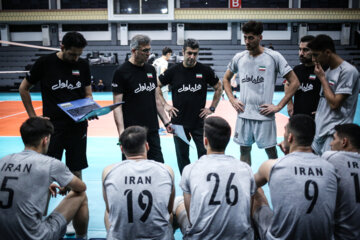 Warm-up games of Iran’s U-20 national volleyball team