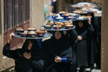 Cérémonies traditionnelles de deuil de Muharram, rituels à Kāchān 