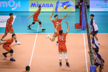 Under-20 Men's Volleyball Championship of Asia; Iran and Chinese Taipei