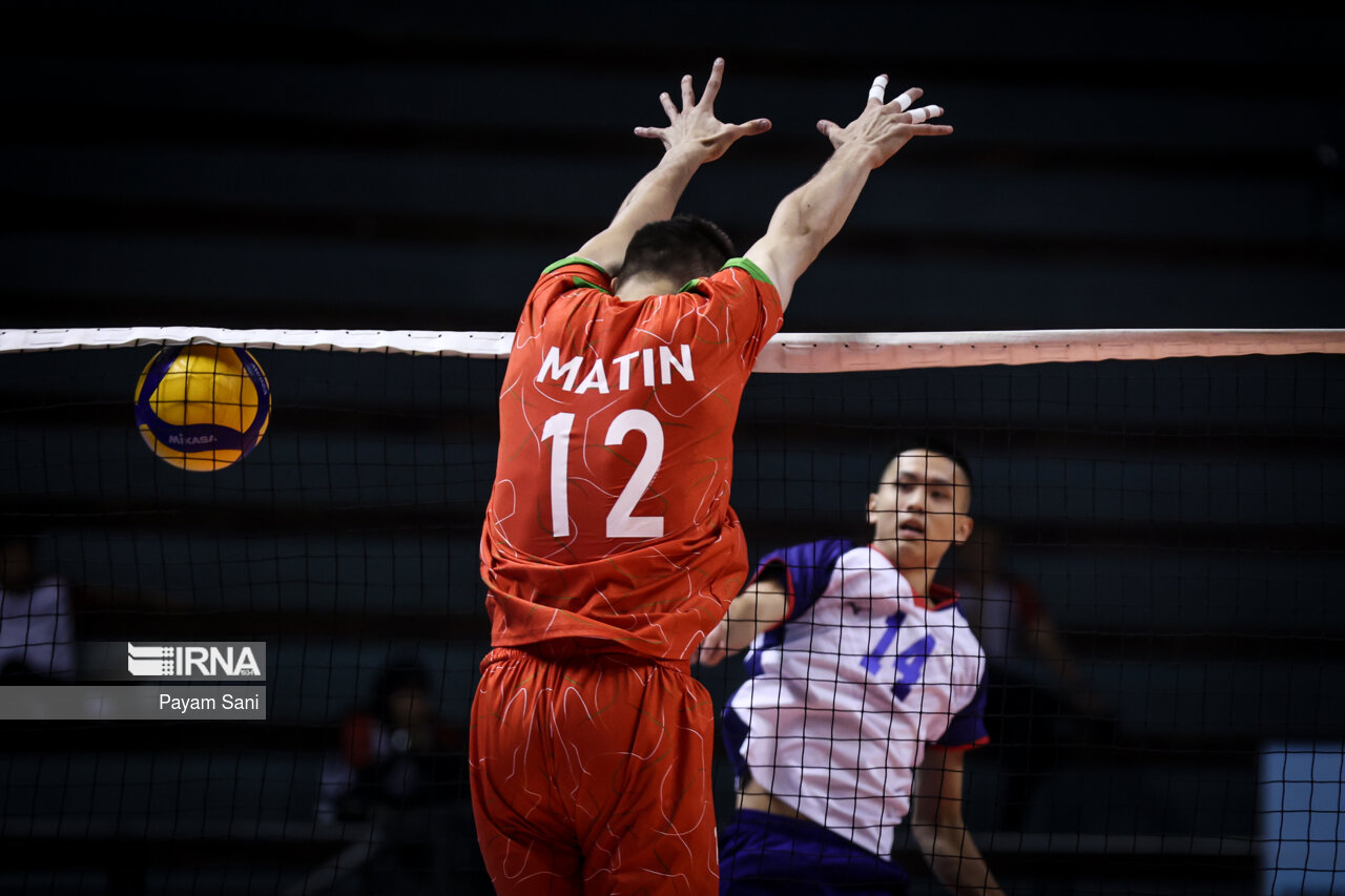 Under-20 Men's Volleyball Championship of Asia; Iran and Chinese Taipei